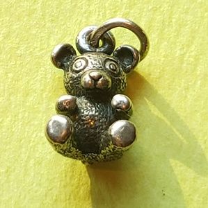 James Avery Sterling Silver 3D Teddy Bear Charm